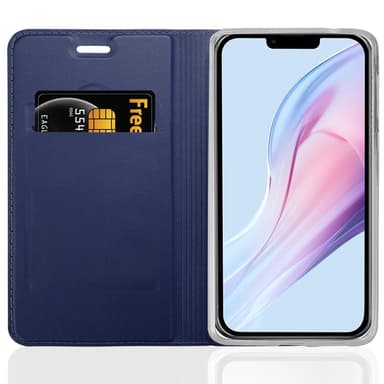 iPhone 13 lommebokdeksel etui (blå)