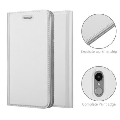 LG K8 2017 lommebokdeksel etui (sølv)