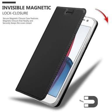 Motorola MOTO G4 / G4 PLUS lommebokdeksel etui (svart)