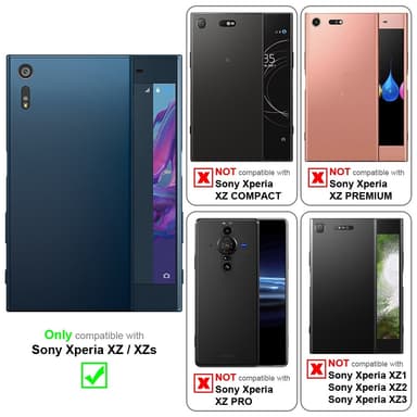 Sony Xperia XZ / XZs Deksel Etui Case (rød)