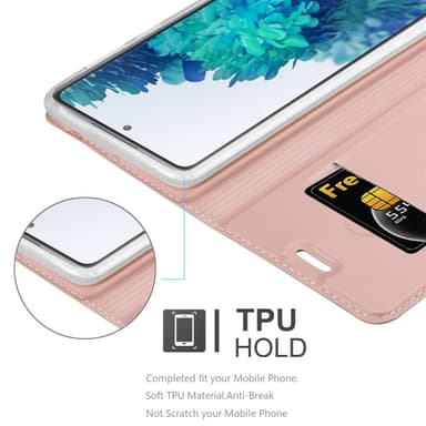 Samsung Galaxy S20 FE lommebokdeksel etui (rosa)
