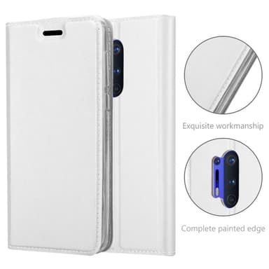 OnePlus 8 PRO lommebokdeksel etui (sølv)