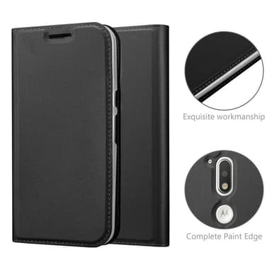 Motorola MOTO G4 / G4 PLUS lommebokdeksel etui (svart)