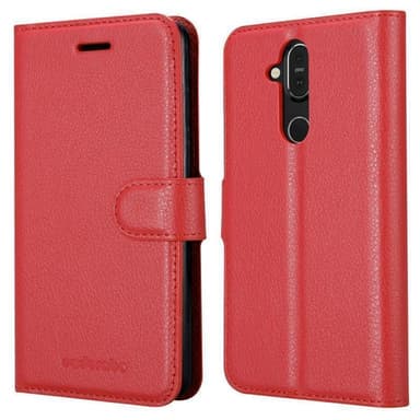 Nokia 7.1 PLUS / X7 Deksel Etui Case (rød)