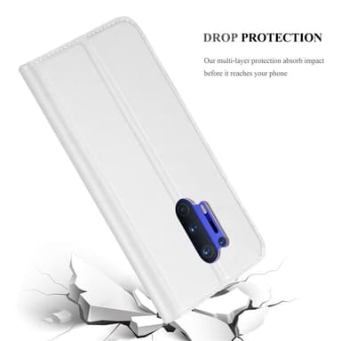 OnePlus 8 PRO lommebokdeksel etui (sølv)