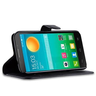 Alcatel OneTouch POP S7 Deksel Etui Case (svart)