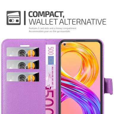 Realme 8 4G / 8 PRO Deksel Etui Case (lilla)