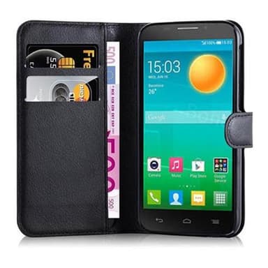Alcatel OneTouch POP S7 Deksel Etui Case (svart)