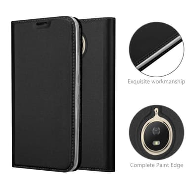 Motorola MOTO G5S PLUS lommebokdeksel etui (svart)