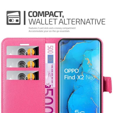 Oppo FIND X2 NEO Deksel Etui Case (rosa)