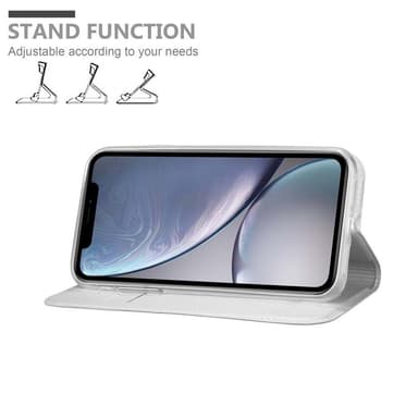 iPhone XS MAX lommebokdeksel etui (sølv)