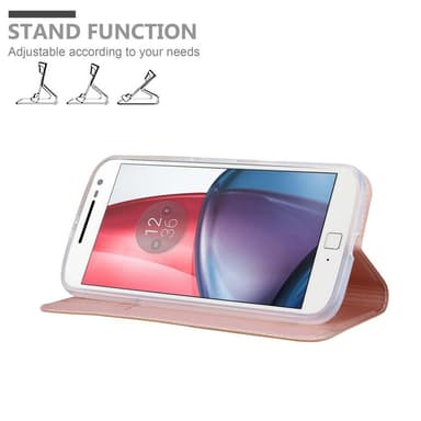Motorola MOTO G4 / G4 PLUS lommebokdeksel etui (rosa)