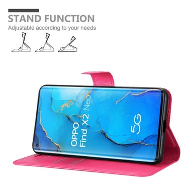 Oppo FIND X2 NEO Deksel Etui Case (rosa)