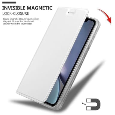 iPhone XS MAX lommebokdeksel etui (sølv)
