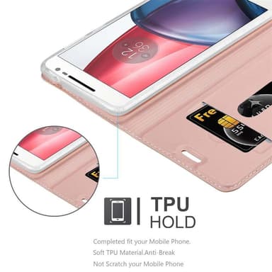 Motorola MOTO G4 / G4 PLUS lommebokdeksel etui (rosa)