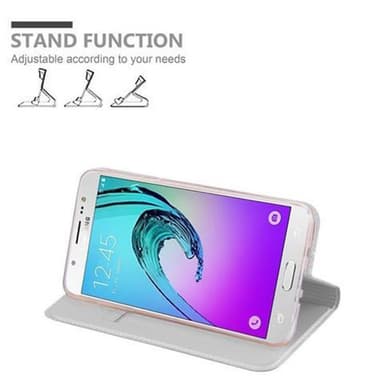 Samsung Galaxy J5 2016 lommebokdeksel etui (sølv)