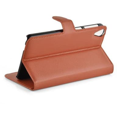 HTC Desire 820 Deksel Etui Case (brun)
