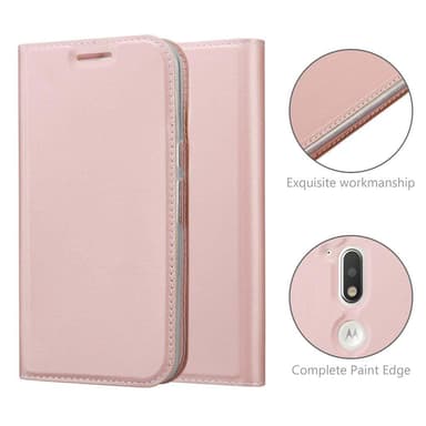 Motorola MOTO G4 / G4 PLUS lommebokdeksel etui (rosa)