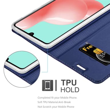 Samsung Galaxy A41 lommebokdeksel etui (blå)