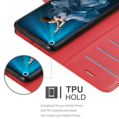 Honor 20 / 20S / Huawei NOVA 5T Deksel Etui Case (rød)
