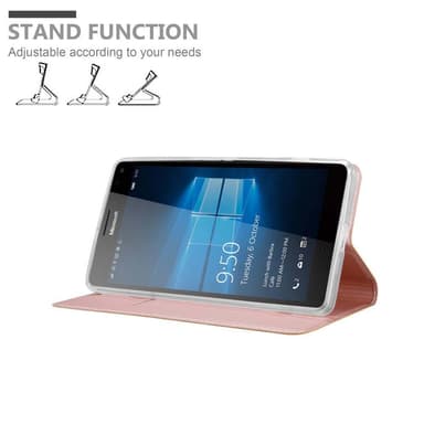 Nokia Lumia 950 XL lommebokdeksel etui (rosa)