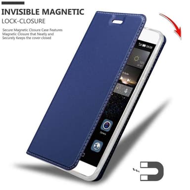 Huawei P8 lommebokdeksel etui (blå)
