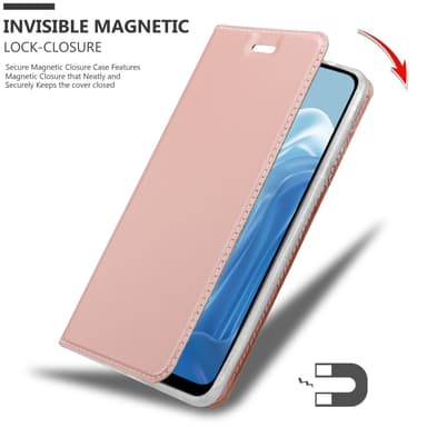 Realme 7 5G lommebokdeksel etui (rosa)