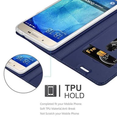 Samsung Galaxy A8 2015 lommebokdeksel etui (blå)