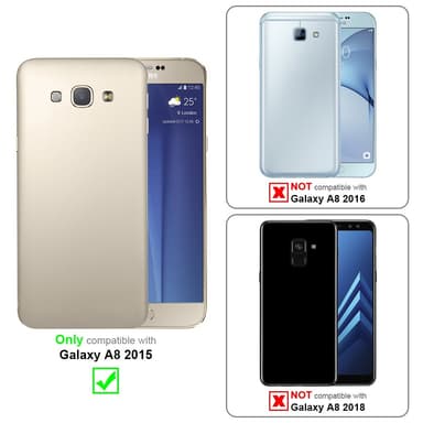 Samsung Galaxy A8 2015 lommebokdeksel etui (svart)