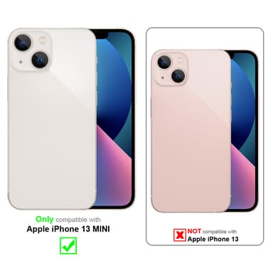 iPhone 13 MINI lommebokdeksel etui (svart)