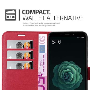 Xiaomi Mi A2 / Mi 6X Deksel Etui Case (rød)