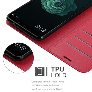Xiaomi Mi A2 / Mi 6X Deksel Etui Case (rød)