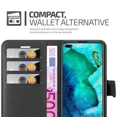 Honor View 30 PRO Deksel Etui Case (svart)