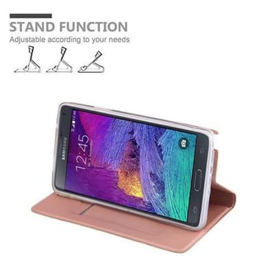 Samsung Galaxy NOTE 4 lommebokdeksel etui (rosa)