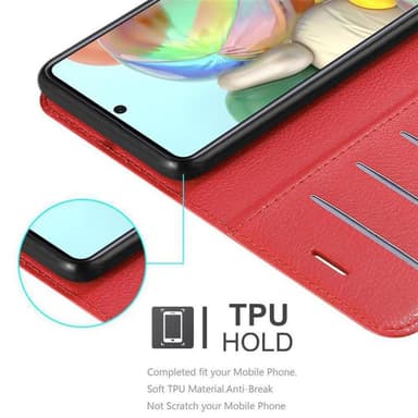 Samsung Galaxy A71 5G Deksel Etui Case (rød)