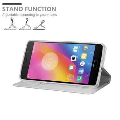 Lenovo P2 lommebokdeksel etui (sølv)