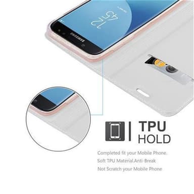 Samsung Galaxy J3 2017 lommebokdeksel etui (sølv)