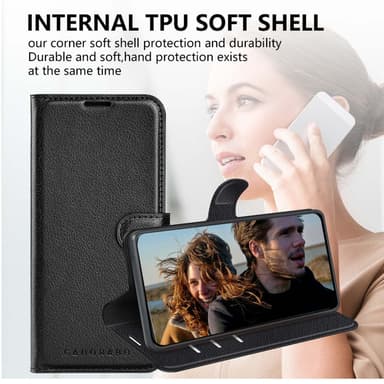 Google PIXEL 6 Deksel Etui Case (svart)