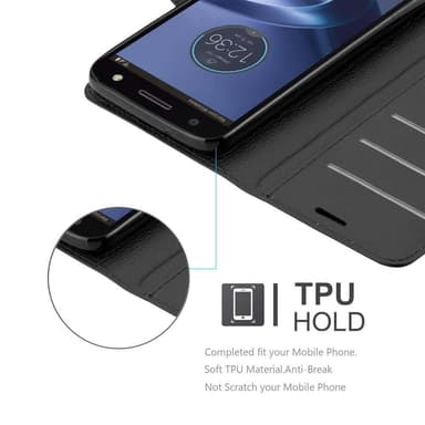 Motorola MOTO Z FORCE Deksel Etui Case (svart)