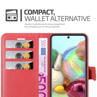 Samsung Galaxy A71 5G Deksel Etui Case (rød)