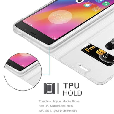 Lenovo P2 lommebokdeksel etui (sølv)
