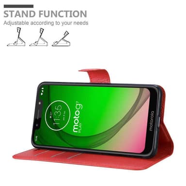 Motorola MOTO G7 PLAY Deksel Etui Case (rød)