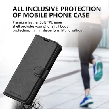 Google PIXEL 6 Deksel Etui Case (svart)