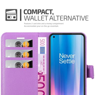OnePlus Nord CE 2 5G Deksel Etui Case (lilla)