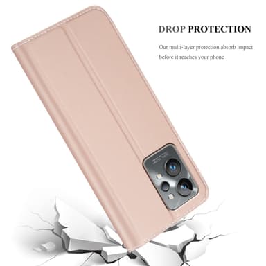 Realme GT 2 PRO lommebokdeksel etui (rosa)