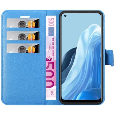 Oppo FIND X5 LITE / Reno7 5G Deksel Etui Case (blå)