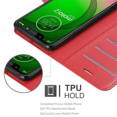 Motorola MOTO G7 PLAY Deksel Etui Case (rød)