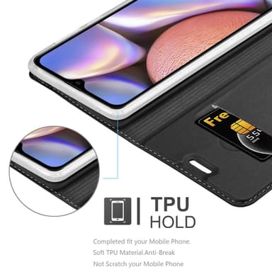 Samsung Galaxy A10s / M01s lommebokdeksel etui (svart)