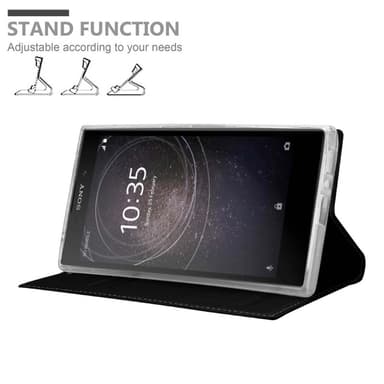 Sony Xperia L2 lommebokdeksel etui (svart)