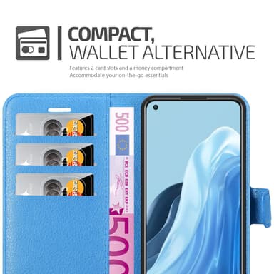 Oppo FIND X5 LITE / Reno7 5G Deksel Etui Case (blå)